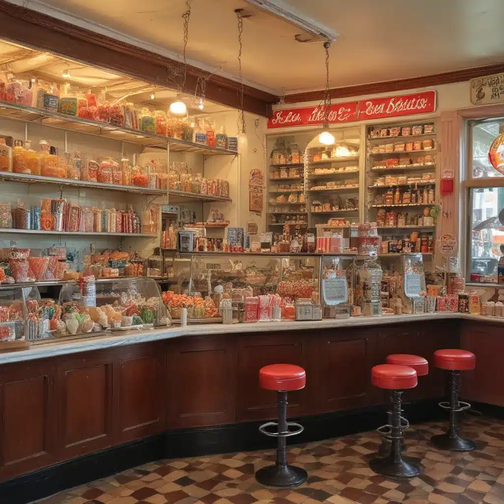 Candy Shops and Old-Fashioned Soda Fountains