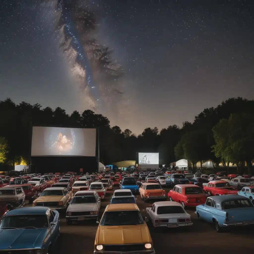 Drive-In Movie Theaters Under the Stars