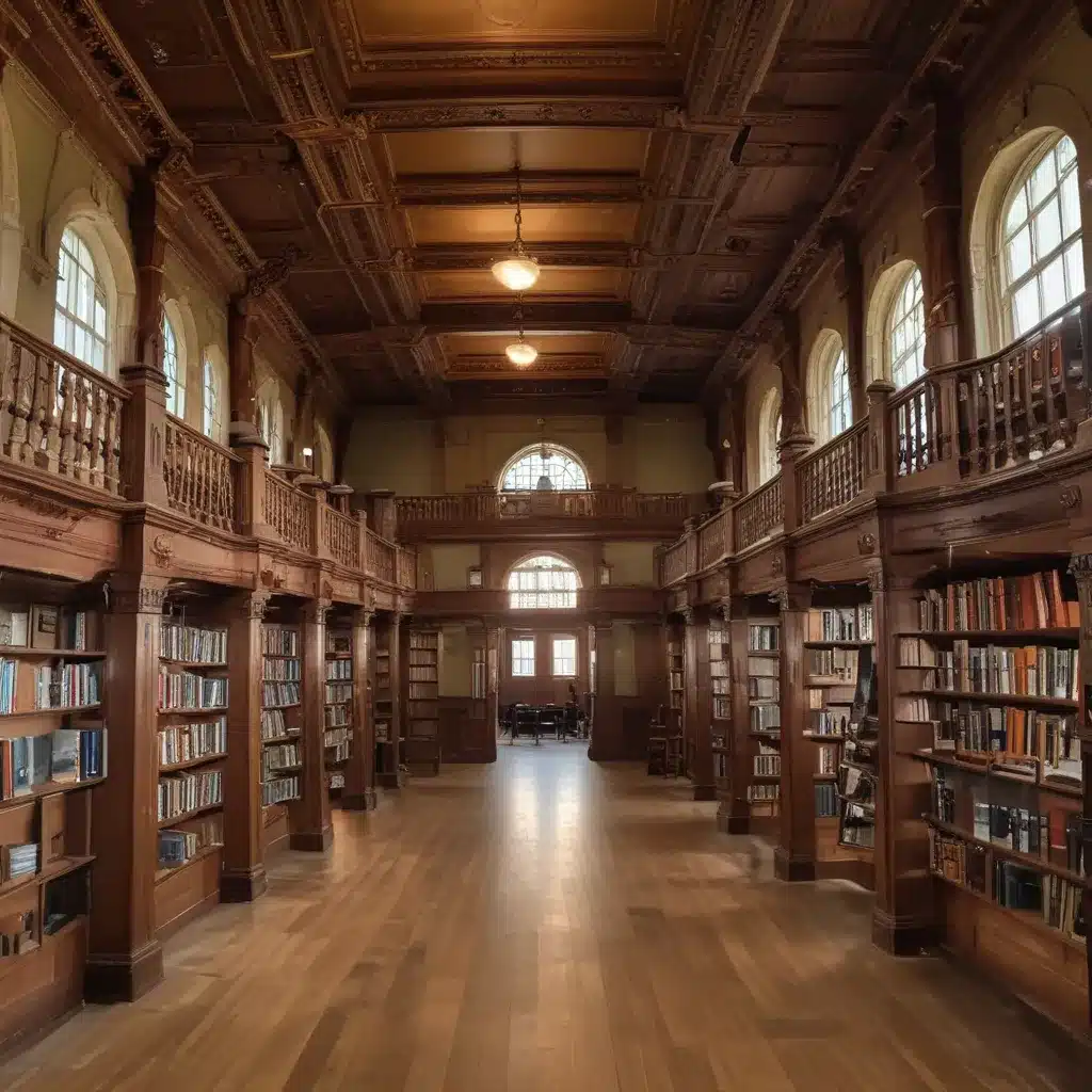 Inside Gamewells Historic Carnegie Library