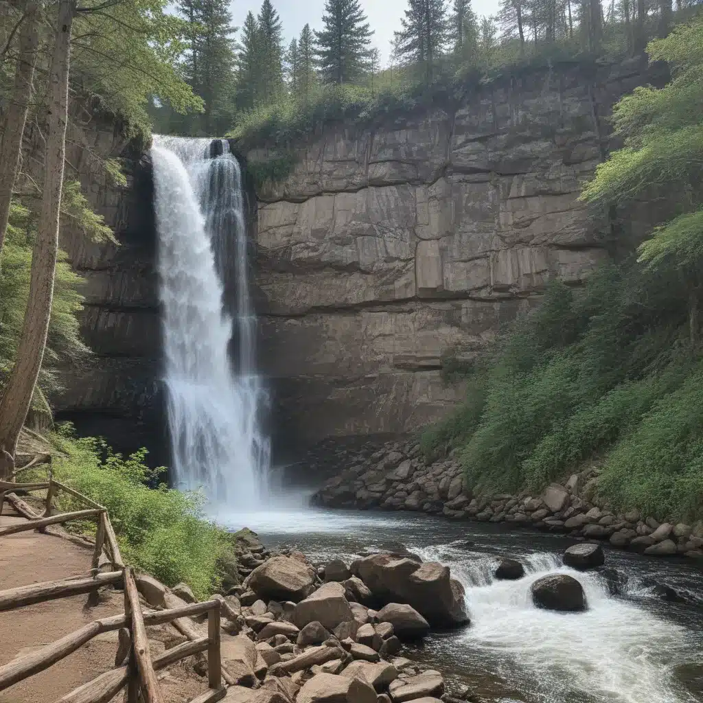 Take a Scenic Hike to Rink Dam Falls